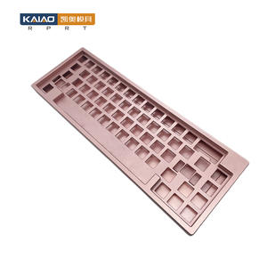 KAIAO 3D 인체공학적 컴퓨터 키보드 베이스 플레이트 프로토타입 ABS PA6 CNC 가공 서비스 밀링 터닝 드릴링 공정 금속 - Product Image 1