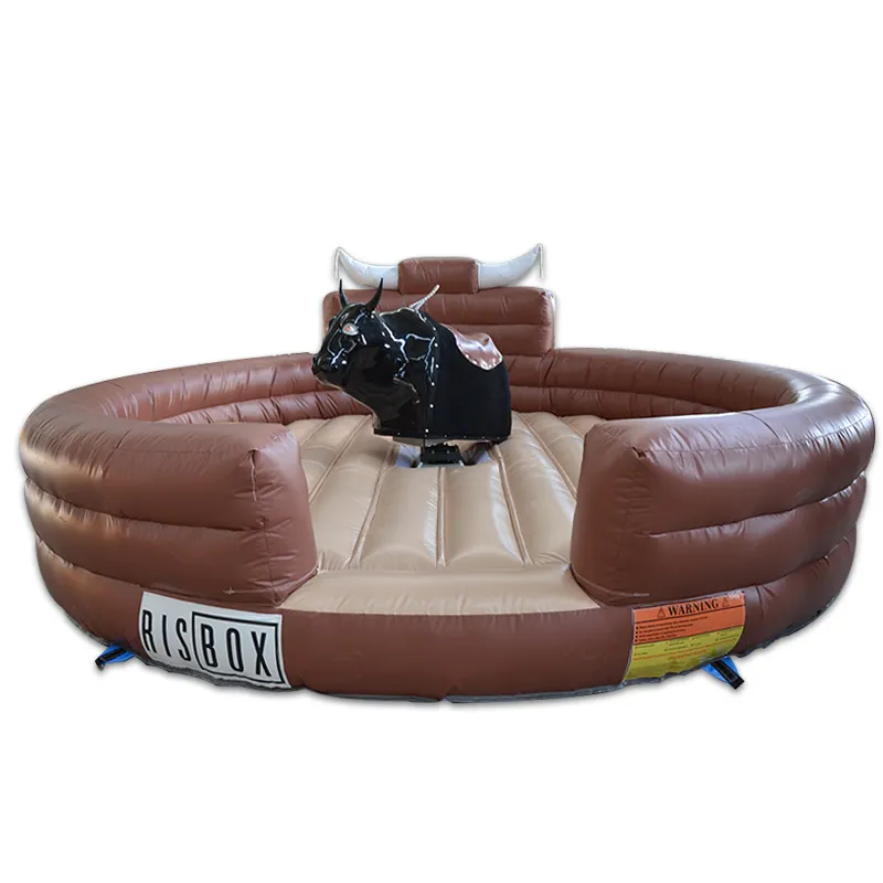 2022 Hot Sale Commercial Kids Adult Inflatable Mechanical bull Inflatable Mechanical Games Rodeo Ride Bull For Sale