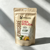 Sacs d'emballage alimentaire biodégradables en gros, résistants à l'humidité, avec fermeture éclair, personnalisés, en papier kraft, avec fenêtre