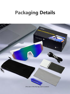 <span class=keywords><strong>Gafas</strong></span> Deportivas para Hombre QY-Pro2 <span class=keywords><strong>de</strong></span> Buena Calidad y Precio, Diseño Hiperboloide con Luz Brillante, <span class=keywords><strong>Gafas</strong></span> Inteligentes para Ciclismo con un Solo <span class=keywords><strong>Clic</strong></span> - Product Image 2