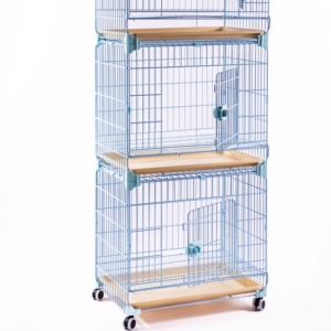 Quick Fold Dog Crate One Hand Folding, Portable Metal Kennel for Dogs with Carry Bag, Space Saving Pet <b>Cage</b> - Product Image 2