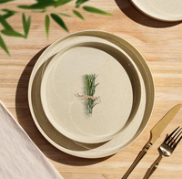 LOMATO – Nouveaux Services de Table en Céramique Écologiques et Modernes, 16/24 Pièces, Assiettes et Bols en Porcelaine Légères, Résistantes aux Rayures