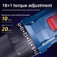 Perceuse sans fil au lithium 20V DCJZ2040, tournevis électrique, mandrin à cliquet, contrôle de vitesse infini réversible, OEM pour le perçage du bois