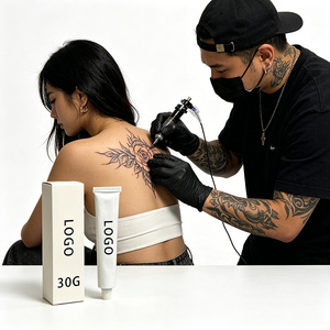 Bálsamo para Tatuajes de Fórmula Profesional Estándar, en Varios Tamaños y Pesos, Crema para el Cuidado de Tatuajes con Logotipo Personalizado para Labios y Cejas Permanentes - Product Image 3