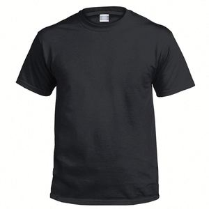 Wholesale Plain 100% Cotton Blank Men's T-<b>Shirts</b> Silk Screen Printed Regular Fit Short Sleeve - Product Image 5