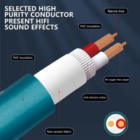 OFC Altavoz Cable Hifi Audio 2 Core Cable Altavoz Speakon Cable 2.5mm2