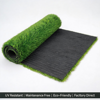 Gazon synthétique artificiel pour aménagement paysager, gazon artificiel de 30 mm à bas prix pour la décoration de jardin, tapis d'herbe artificielle en PE