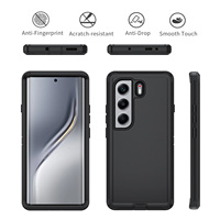 Coque de protection pour Tecno Camon 40 Pro 4G, coque rigide en PC + TPU souple, antichoc, avec béquille, étui de téléphone portable