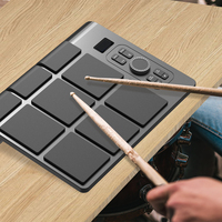 Instrument de Musique : Kit de Batterie Électronique Professionnel, Pad de Percussion Numérique Acoustique