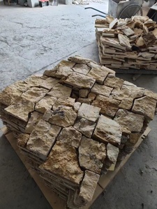 Ngoài trời 3D biệt thự sân vườn mặt tiền tự nhiên đá vôi gạch ốp tường màu be kem trắng bên ngoài nuôi cấy đá vôi Bảng điều chỉnh - Product Image 5