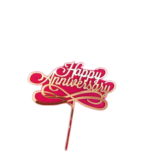 ที่ตัดเค้กพลาสติกทำจากอะคริลิครูปเค้กสุขสันต์วันเกิดเครื่องมือทำฟองดองสำหรับแม่พิมพ์อบเค้กและตกแต่งเค้ก - Product Image 3