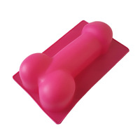 Moule à gâteau en Silicone en forme de pénis, grande taille, Sexy, moule à savon, 3D, Fondant, décoration, poêle à pâtisserie d'anniversaire, 1 pièce
