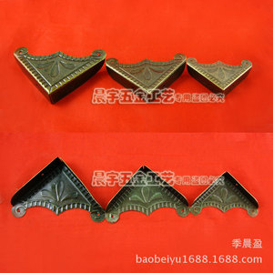 Chengyu K219 Three-Leaf <b>Corner</b> <b>Protector</b> Antique Bronze Cold-Rolled Steel DIY Craft Accessory - Product Image 2