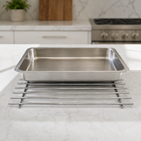 Socle en métal pour casseroles, protection de table résistante à la chaleur, support carré pour casseroles chaudes, tapis de table de cuisine, OEM ODM