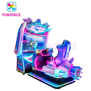 Usine <span class=keywords><strong>Funspace</strong></span> Vente en gros Gagnez de l'argent Machine de jeu d'arcade de course Machine de jeu de tir heureux pour enfants - Product Image 3
