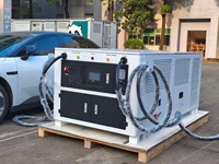 Estación de Carga Rápida DC para Rescate en Carretera, con Almacenamiento de Energía Inteligente de 40/65/141 kWh, Batería de Litio Móvil y Cargador Solar para Vehículos Eléctricos