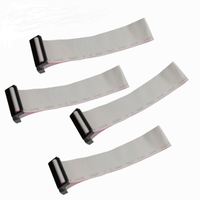 Kabel Rakitan Konektor IDC Flat Ribbon 2.54mm, Produsen Kustom 2 3 4 5 6 7 8 9 10 12 13 14 15 16 18 20 24 30 40 Pin