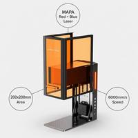 Grabador Láser de Diodo de 30W, Máquina Láser Dual Azul de 20W CNC para Metal, Plástico, Madera y Cuero con Soporte de IA
