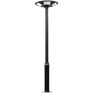 ไฟถนนโซลาร์เซลล์ LED อลูมิเนียมอัลลอยด์ มาตรฐาน IP66 รับประกัน 10 ปี ได้รับการรับรอง CCC ROHS สำหรับใช้ในสวน ทางเดิน สนามหญ้า และกลางแจ้ง - Product Image 1