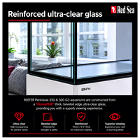 Système de récif intelligent REEFER MAX G3 de Red Sea Marine Aquarium, en verre, 200L-2000L, contrôle par application, aquarium de récif de luxe pour la maison