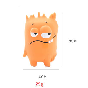 All'ingrosso mostri naturali interattivi di gomma cane cigolante in lattice cucciolo di Pet giocattoli da masticare cucciolo mordente per cuccioli - Product Image 5