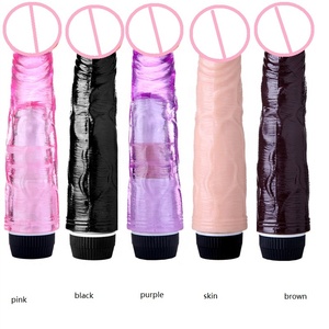 Vibratore Realistico in TPE a Forma di Pene, Dildo Vibrante, Giocattoli Sessuali per Donne, Masturbatore Femminile, Sex <span class=keywords><strong>Shop</strong></span> - Product Image 2