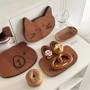 Tagliere in puro legno naturale Set per uso cucina per la preparazione di alimenti per bambini formaggio e tavola Pizza - Product Image 1