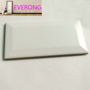 Carreaux de céramique pour cuisine et salle de bain, style métro, biseautés, effet miroir, pour intérieur, 10x20cm <span class=keywords><strong>Ev</strong></span> - Product Image 1