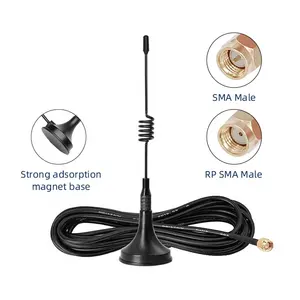 Antena externa personalizada 433MHz LoRa 2.63DBi para rede de sensores sem fio