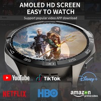 Montre Intelligente Q83 AMOLED pour Android et iOS, Écran GPS, Stockage 64 Go, Caméra HD, Carte SIM 4G 5G, Wi-Fi, Moniteur de Santé (Global Europe Amérique)