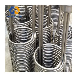 Heat pipe heat exchangers high-efficiency coil titanium tube heat exchangers Pure titanium spiral coils