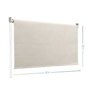 Auvent rétractable avec chaîne 200x300 cm, fixation au plafond pour balcon et terrasse - Product Image 2