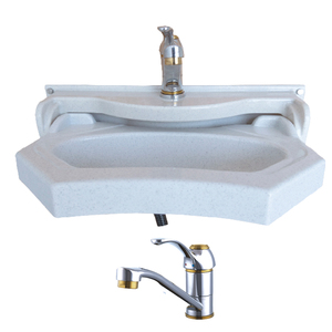Gran oferta, lavabo blanco <span class=keywords><strong>RV</strong></span> cubierto <span class=keywords><strong>de</strong></span> acrílico, lavabo plegable ligero para autocaravana Y551, lavabo plegable blanco para lavado <span class=keywords><strong>RV</strong></span> - Product Image 4