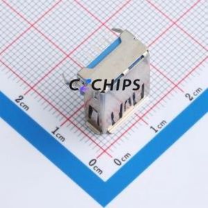 HC-USB3.0-L168-WJ USB Connector Bent Lead Through Hole Connector Type-A USB 3.0 Female Right Angle Insert - Product Image 2