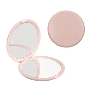 Reisgutz individuelles Logo Reisegroßgewicht doppelseitiger kosmetischer tragbarer kompakter Mini-Taschenspiegel für Make-Up