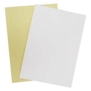 Eco-Friendly Paper Sticker White Yellow Silicone Coated Release Liner Self-Adhesive <b>Label</b> for Product & <b>Packaging</b> Needs - Product Image 1