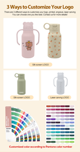 Botella de Agua de Silicona para Bebés, a Prueba de Fugas, Reutilizable, con Logotipo Personalizado, Forma de Oso de Dibujos Animados, 250 ml, Libre de BPA, para la Escuela, con Pajita - Product Image 6
