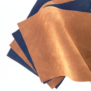 One-Side Flocage Synthétique Daim Cuir Daim Usine de cuir pour bottes Produits en cuir - Product Image 3