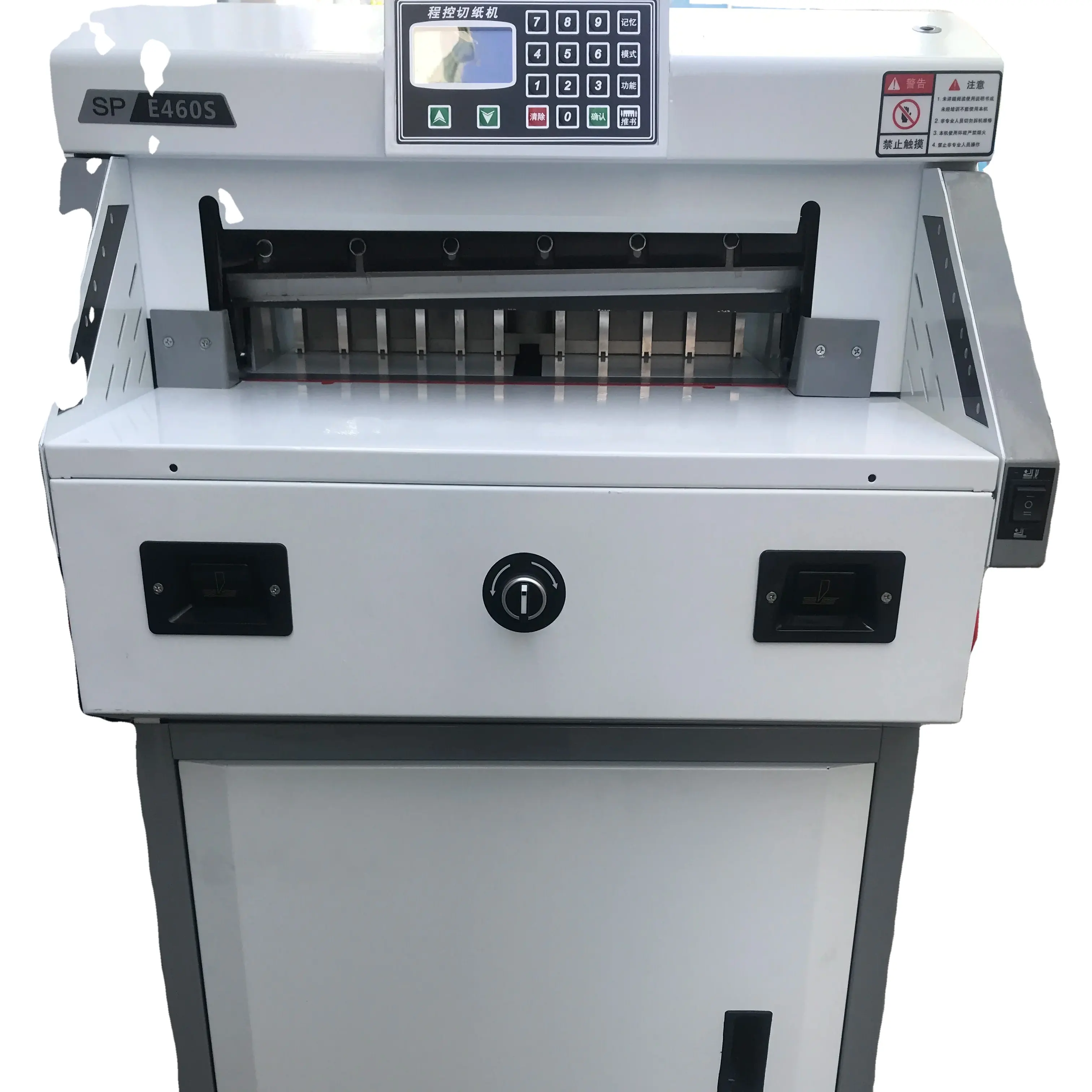 Alta calidad y precio barato E460S cortador de papel controlado por programa eléctrico
