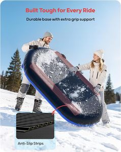 مسند ظهر قابل للنفخ للأطفال من قطعتين غطاء شبكي أنبوبي قابل للنفخ ، سميك قابل للنفخ على شكل طائرة سكي - Product Image 6