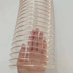 Tuyau transparent, 127mm, Flexible, renforcé, en plastique, anti-poussière, 1 pièce