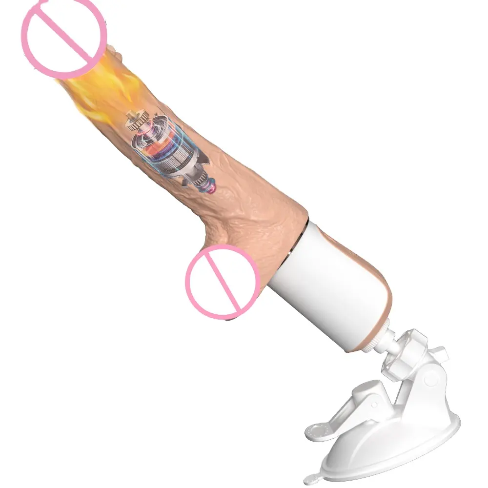 Uzaktan kumanda teleskopik silikon dildos vibratörler isıtma kadınlar için gerçekçi 12 inç yapay penis sıvı silikon