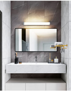 Luminaire mural LED pour salle de bain, design moderne élégant en argent - Product Image 2