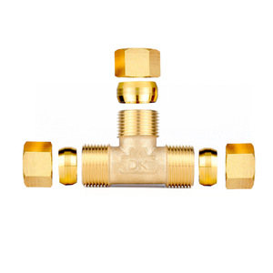 Nissin Brass Reducing Tee Fitting NPT Threaded 316-NPT18-31614-NPT14-14516-NPT14-51638 For Hydraulics Water Plumbing - Product Image 4