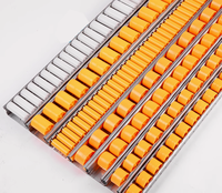 Rail de circulation industriel en PVC et aluminium de bonne qualité avec roues en plastique pour système d'étagères coulissantes – Nouveau rail de circulation pour palettes