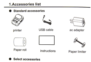 Mini Máy in nhiệt Pocket Máy in di động POS không dây cầm tay máy in hóa đơn nhiệt - Product Image 6