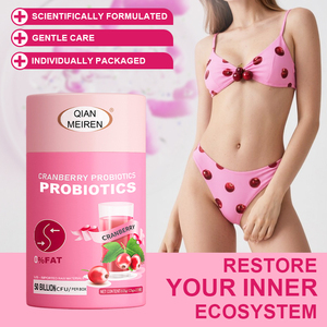 Supplément de poudre de probiotiques de canneberge de marque privée 50 milliards d'UFC Enzymes digestives prébiotiques Poudre probiotique adaptée aux adultes - Product Image 4