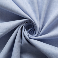 Tissu Oxford classique en sergé uni, teint en fil, plusieurs options de couleurs