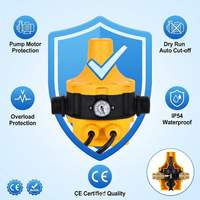 Contrôleur de pompe de surpression de contact Intelligent G1 SPDT clapet anti-retour de protection en aluminium avec pressostats de pompe à eau