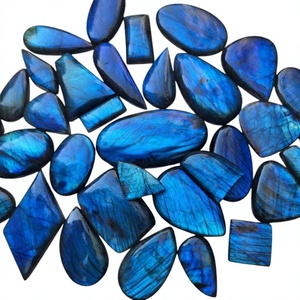 Pierre précieuse en labradorite bleue 100% naturelle, cabochon de haute qualité, cristal de guérison, approvisionnement en vrac, certifié par un tiers, bijoux - Product Image 1